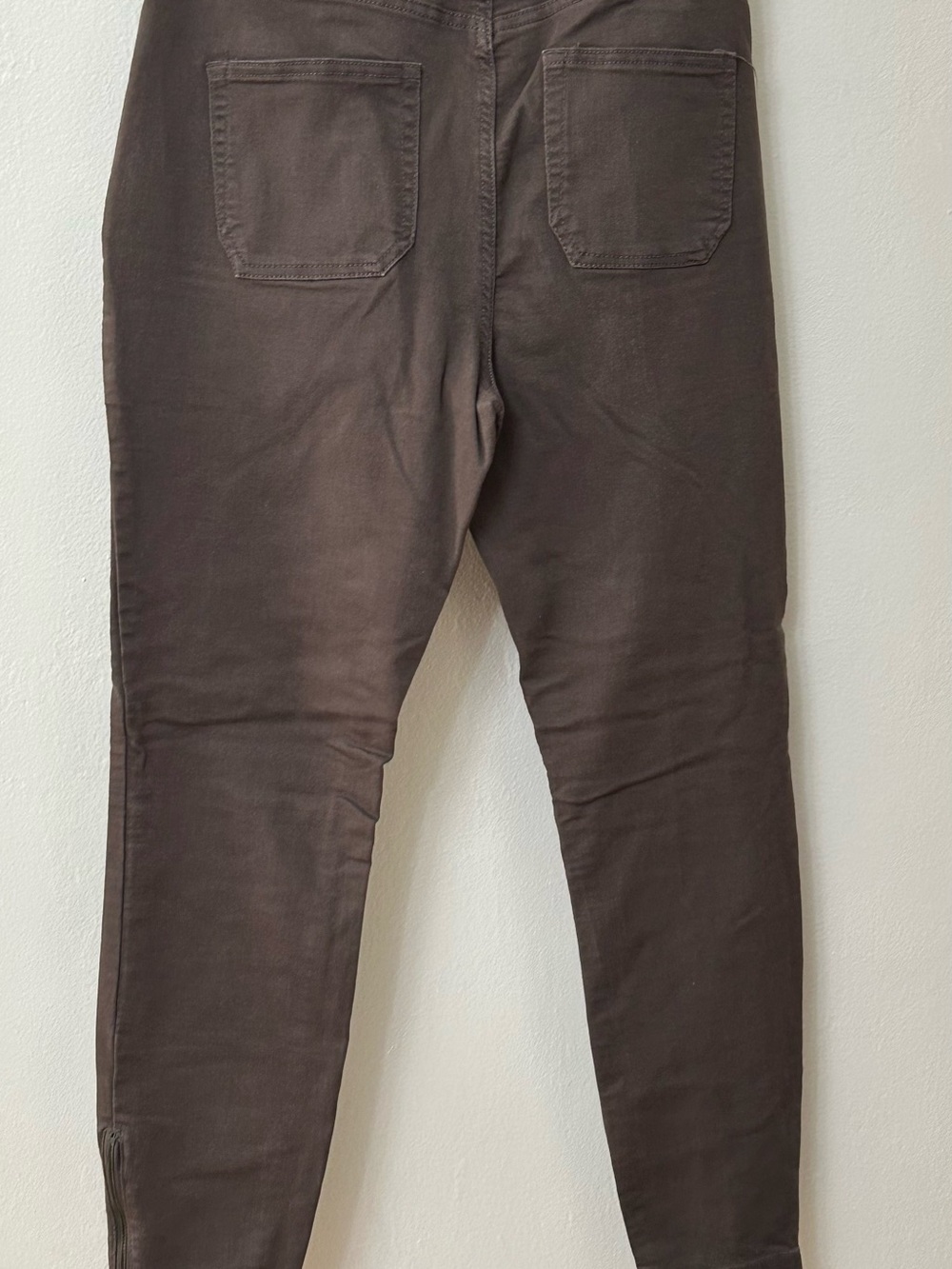 Knox Rose Chocolate Brown Zip-Front Pants size 8 - Picture 2 of 7
